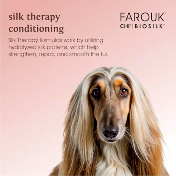 BioSilk for Dogs Silk Therapy 2-in-1 Shampoo & Conditioner Jasmine & Honey Scent - Picture 5 of 8